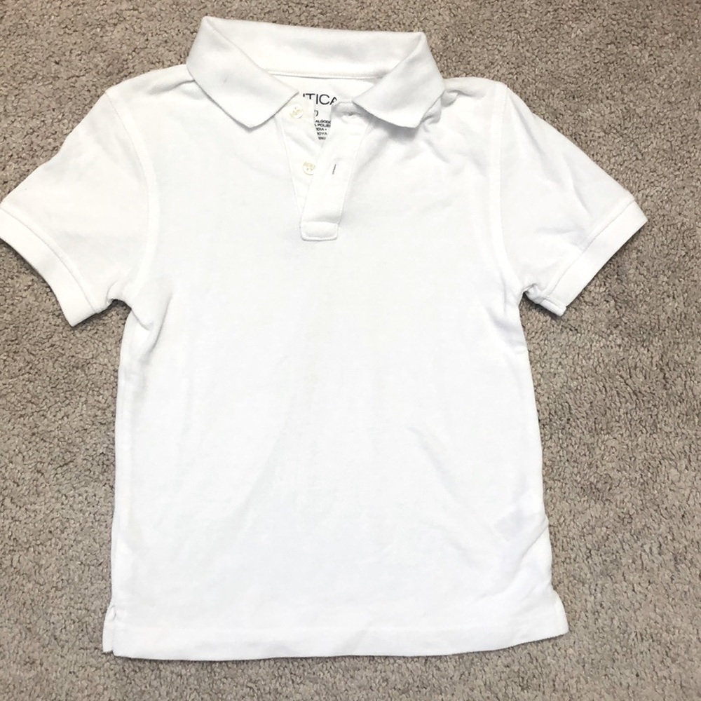 Nautica short sleeve polo size 7.